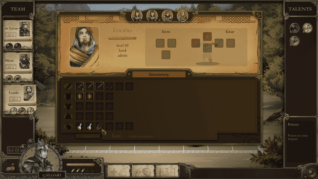 Inventory of the Bard