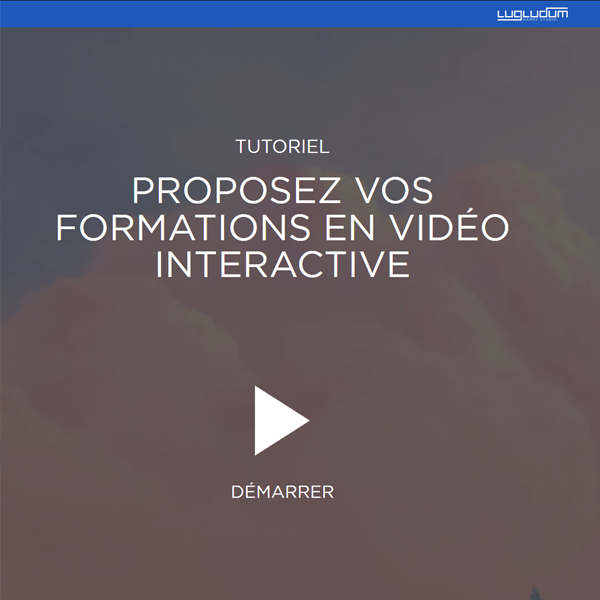 Vidéo interactive elearning